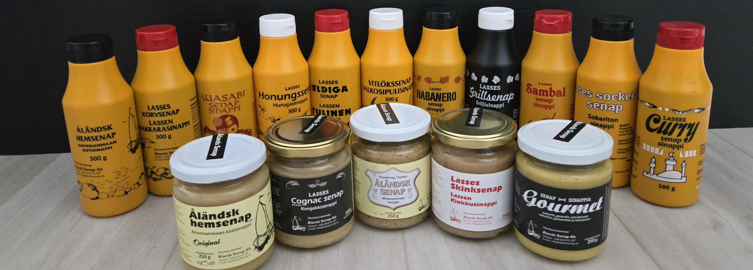 Senaps sortimentet